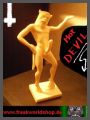Horny Devil - Satyr Teufels-Statue mit Stnder & Pergament