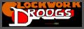 Clockwork Droogs - Logo Aufkleber - black