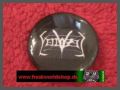 Button - Vellozet - Metal Schriftzug Logo