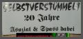 Selbstverstmmelt - Asozial & Spass dabei - Aufkleber
