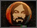 Button - Charles Manson - Comic Face