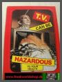 TV can be hazardous to your health - Aufkleber