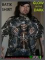 Chains of Death - Batik - Biker Shirt - Glow in the Dark