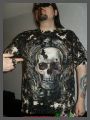 Piercing Skull - Batik Shirt - Glow in the Dark